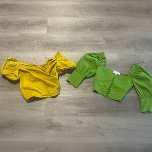 2 crop tops